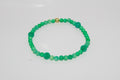Green Amazonite and Jade Stretch Bracelet