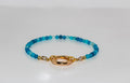 Handcrafted Blue Gemstone Bracelet