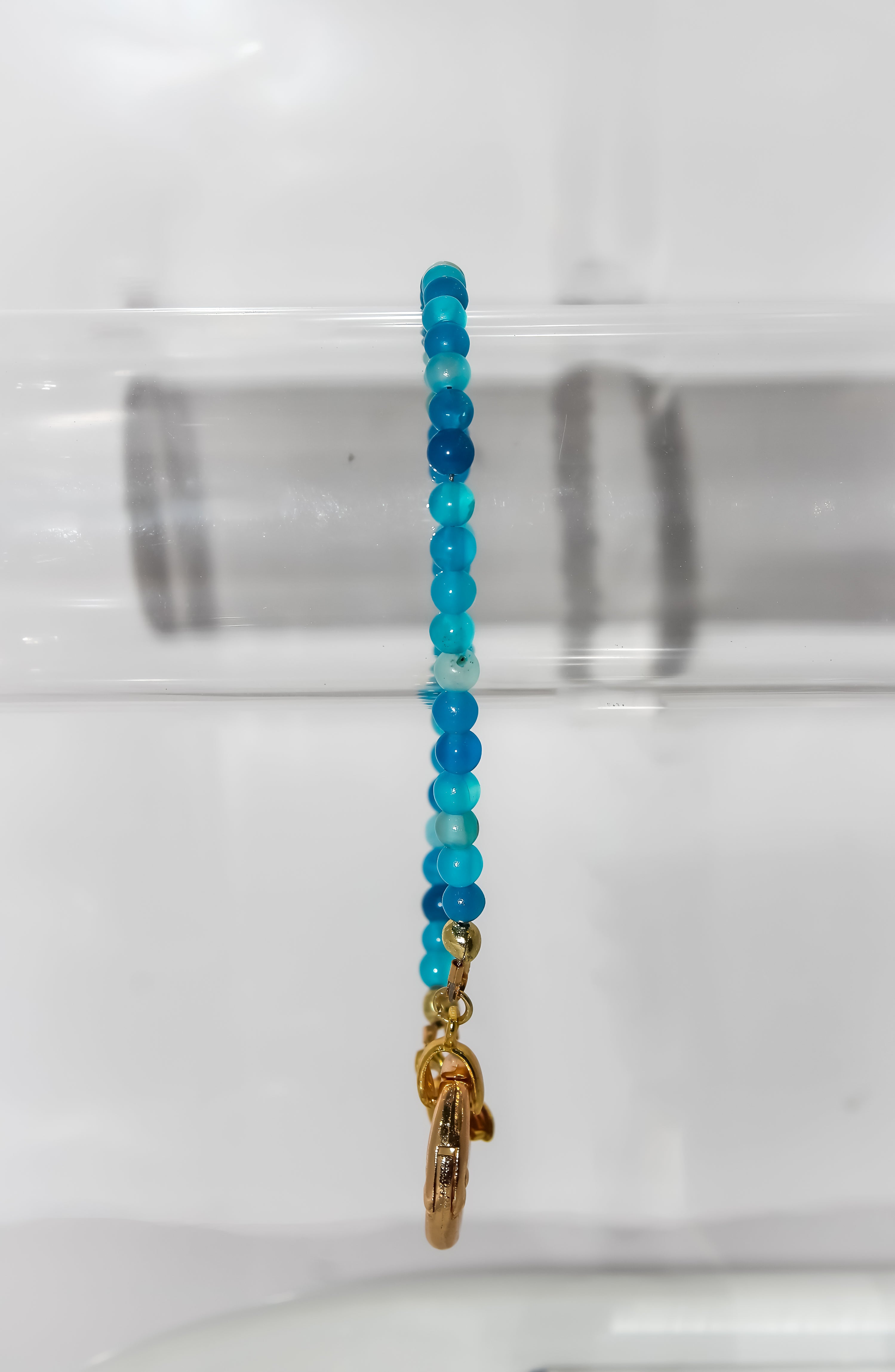 Handcrafted Blue Gemstone Bracelet