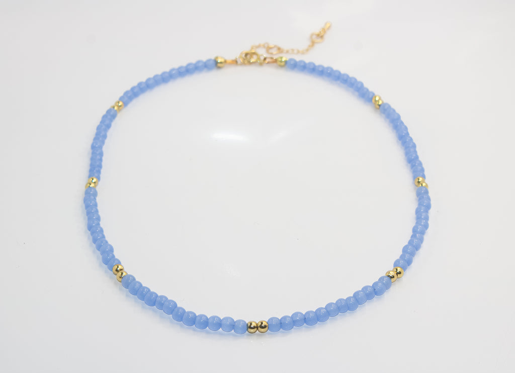 Handcrafted Chalcedony Gemstone Necklace