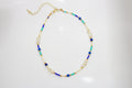 Handcrafted Pearl Station Necklace