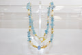 Handcrafted Aquamarine Gemstone Chip Necklace