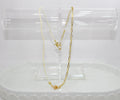 Handcrafted Half-and-Half Paperclip Chain Necklace