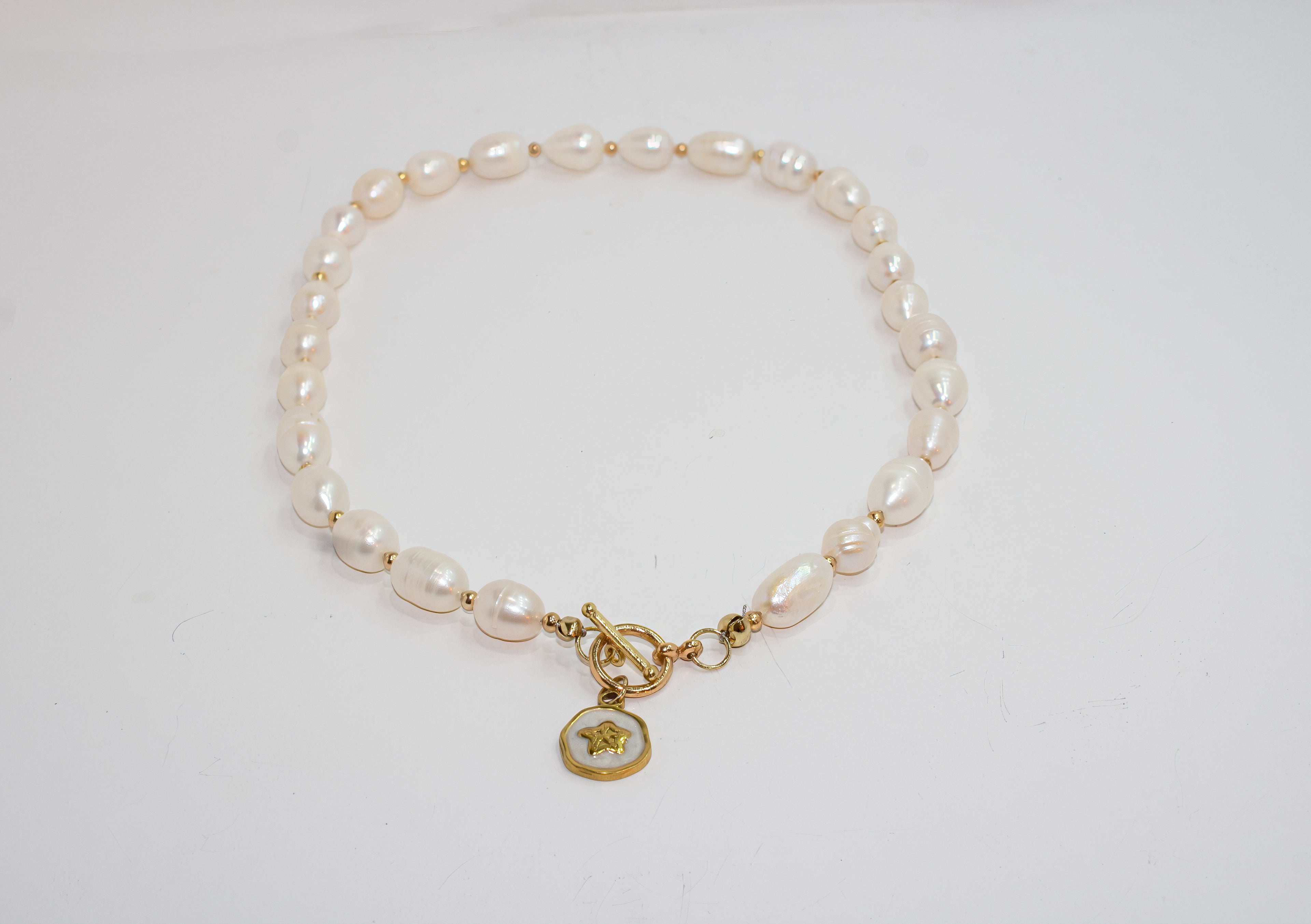 Handcrafted Celestial Pearl Necklace